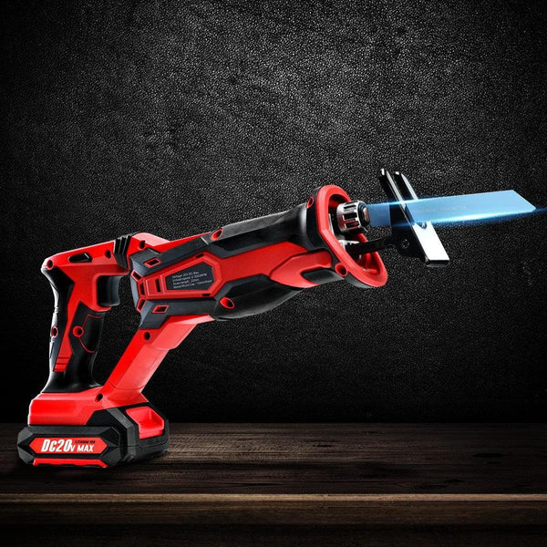 Giantz 18V Lithium Cordless Reciprocating Saw Electric Corded Sabre Saw Tool Deals499