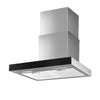 Devanti Rangehood 600mm Range Hood 60cm Stainless Steel Glass Kitchen Canopy Deals499