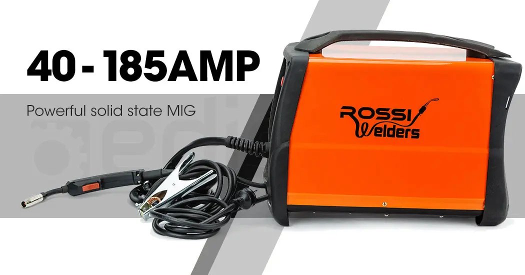 ROSSI 185 Amp Welding Machine Inverter Welder MIG MAG Gas Gasless Portable 185A Deals499