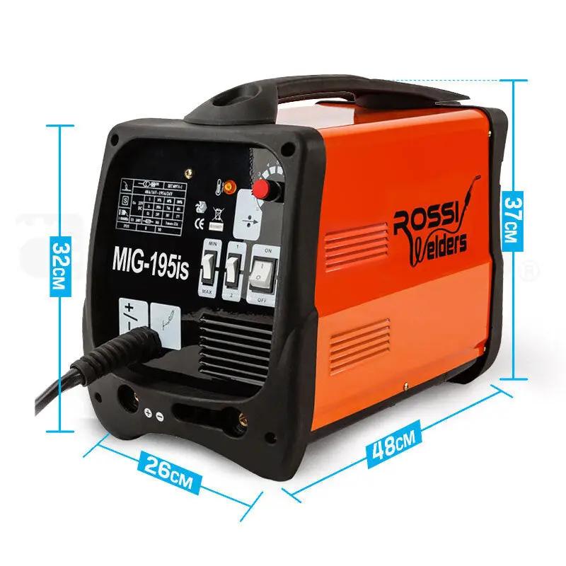 ROSSI 195Amp Welder MIG ARC MAG Welding Machine Gas / Gasless Portable 195A Deals499