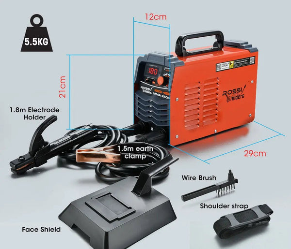 ROSSI Stick Welder 180 Amp Inverter Welding Machine MMA Portable ARC DC 180A Gas Deals499