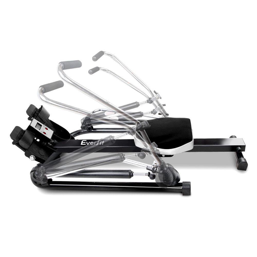 Everfit Rowing Exercise Machine Rower Hydraulic Resistance Fitness Gym Cardio Deals499