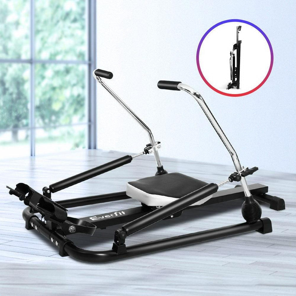 Everfit Rowing Exercise Machine Rower Hydraulic Resistance Fitness Gym Cardio Deals499