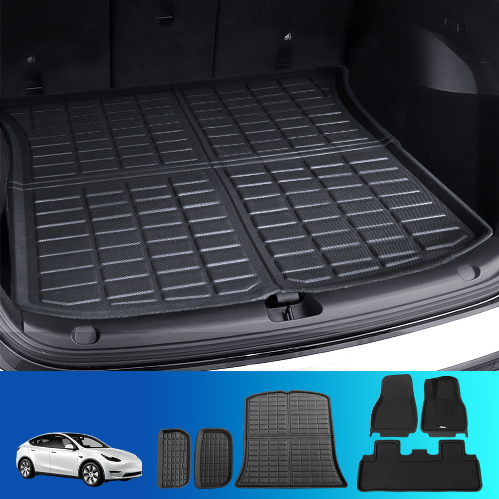 Weisshorn Car Rubber Floor Mats for Tesla Model Y Trunk Toolbox Cargo Mat Carpet Deals499