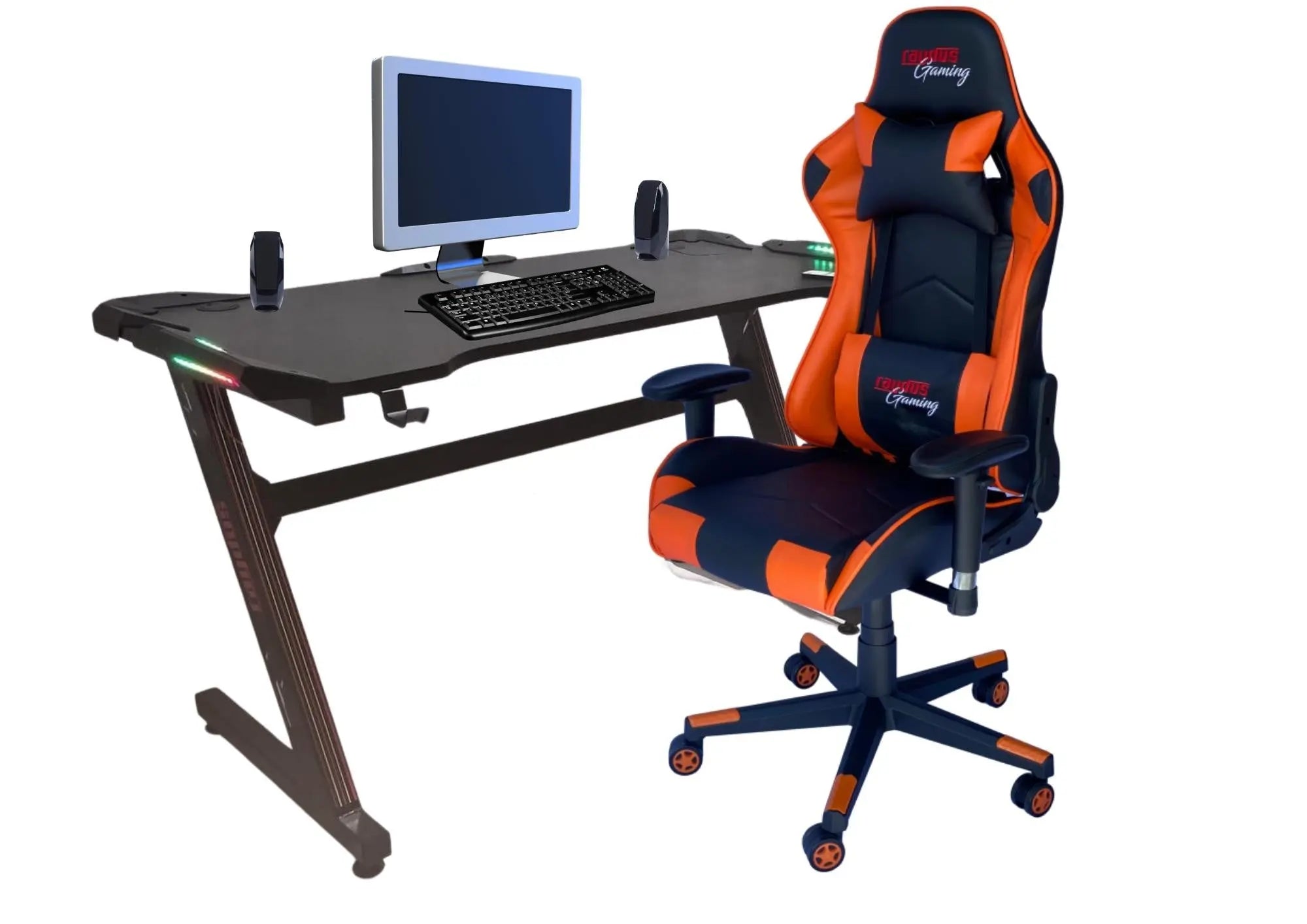 Raydus Gaming Z shaped PC RGB Desk Cup Holder and Headset Hook Deals499