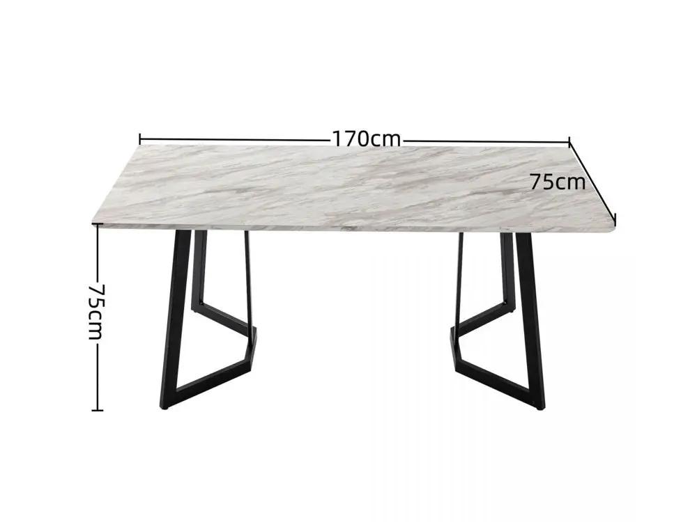 Rectangular Marble-Effect Table Deals499