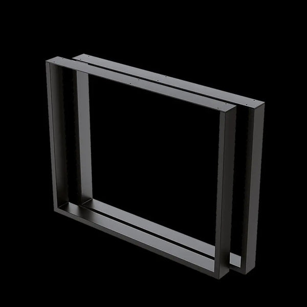 Rectangular Shaped Table Bench Desk Legs Retro Industrial Design Fully Welded - Black Deals499