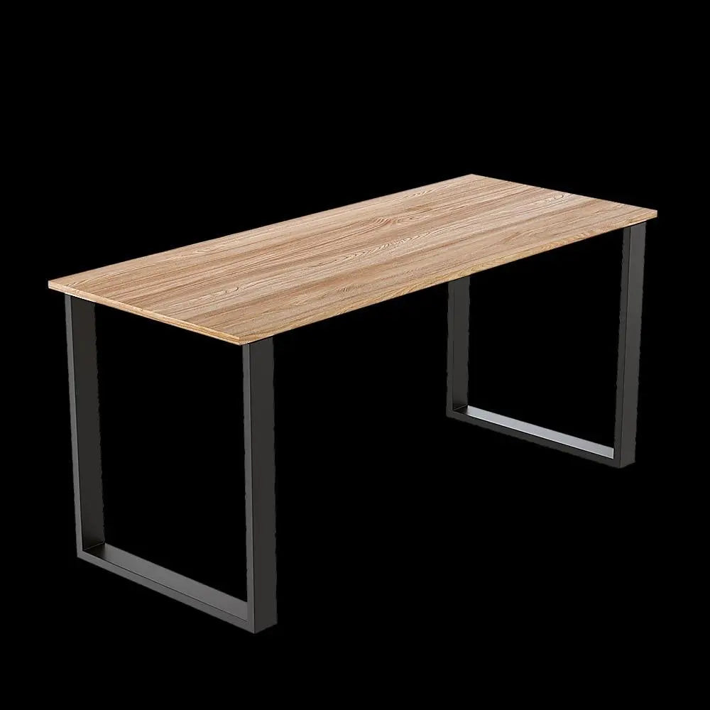 Rectangular Shaped Table Bench Desk Legs Retro Industrial Design Fully Welded - Black Deals499
