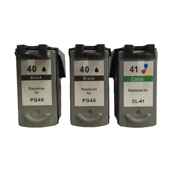 Remanufactured Value Pack (2 x PG40 Black & 1 x CL41 Colour) CANON