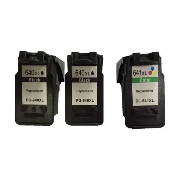 Remanufactured Value Pack (2 x PG640XL Black & 1 x CL641XL Colour) CANON