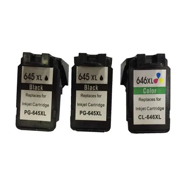 Remanufactured Value Pack (2 x PG645XL Black & 1 x CL646XL Colour) CANON