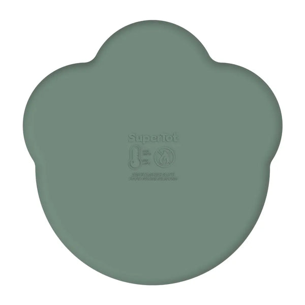 Remi Silicone Divider Plate - Olive Green Deals499