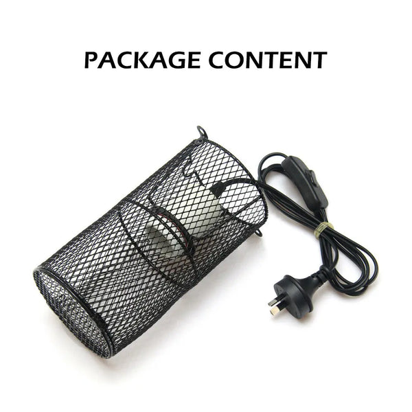 Reptile Ceramic Heat Lamp 200W Holder Snake Chicken Brooder Light Switch Cage from Deals499 at Deals499