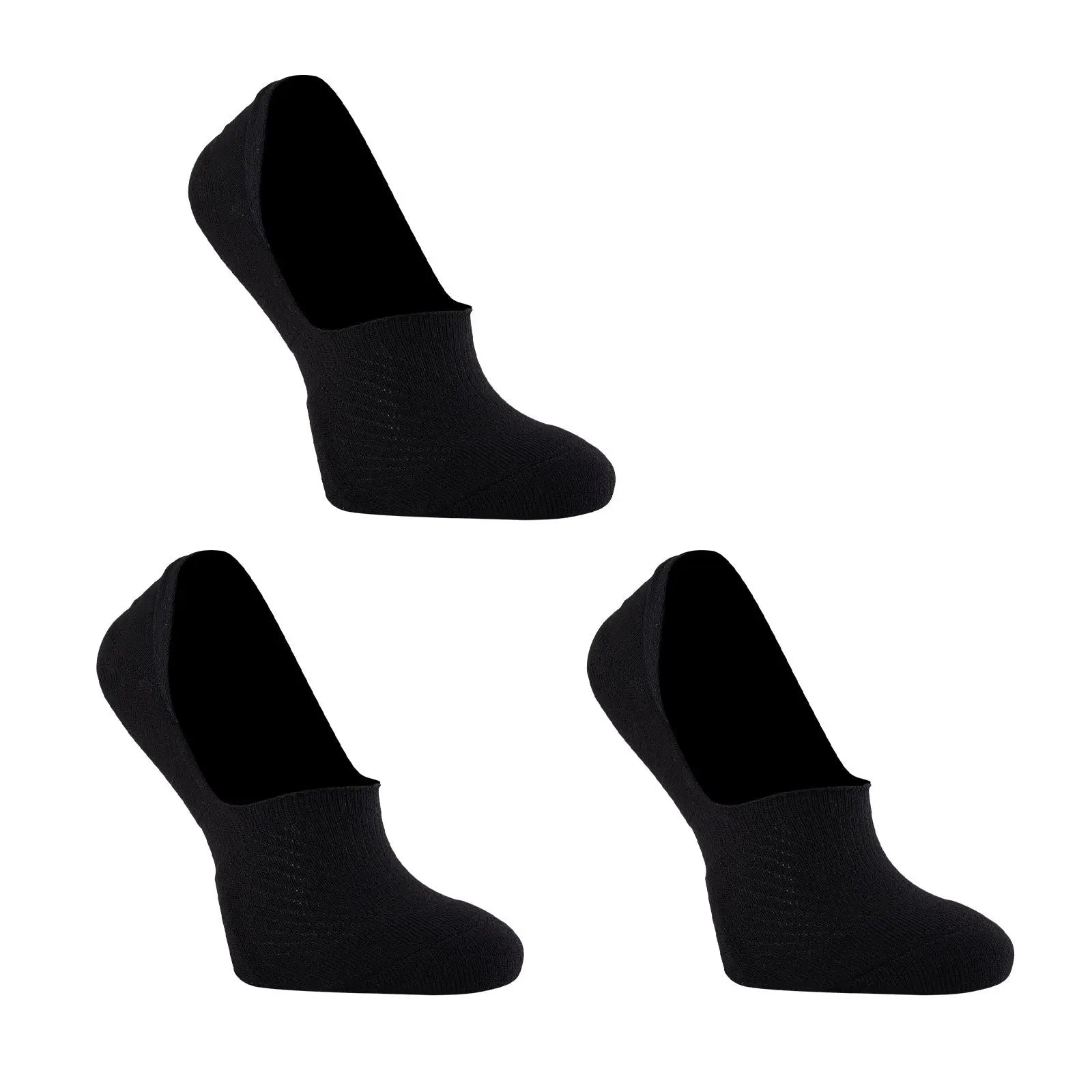 Rexy 3 Pack Medium Black Cushion No Show Ankle Socks Non-Slip Breathable from Deals499 at Deals499