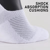 Rexy 3 Pack Small White Cushion No Show Ankle Socks Non-Slip Breathable from Deals499 at Deals499