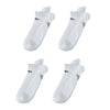 Rexy 4 Pack Medium White Seamless Sport Sneakers Socks Non-Slip Heel Tab from Deals499 at Deals499