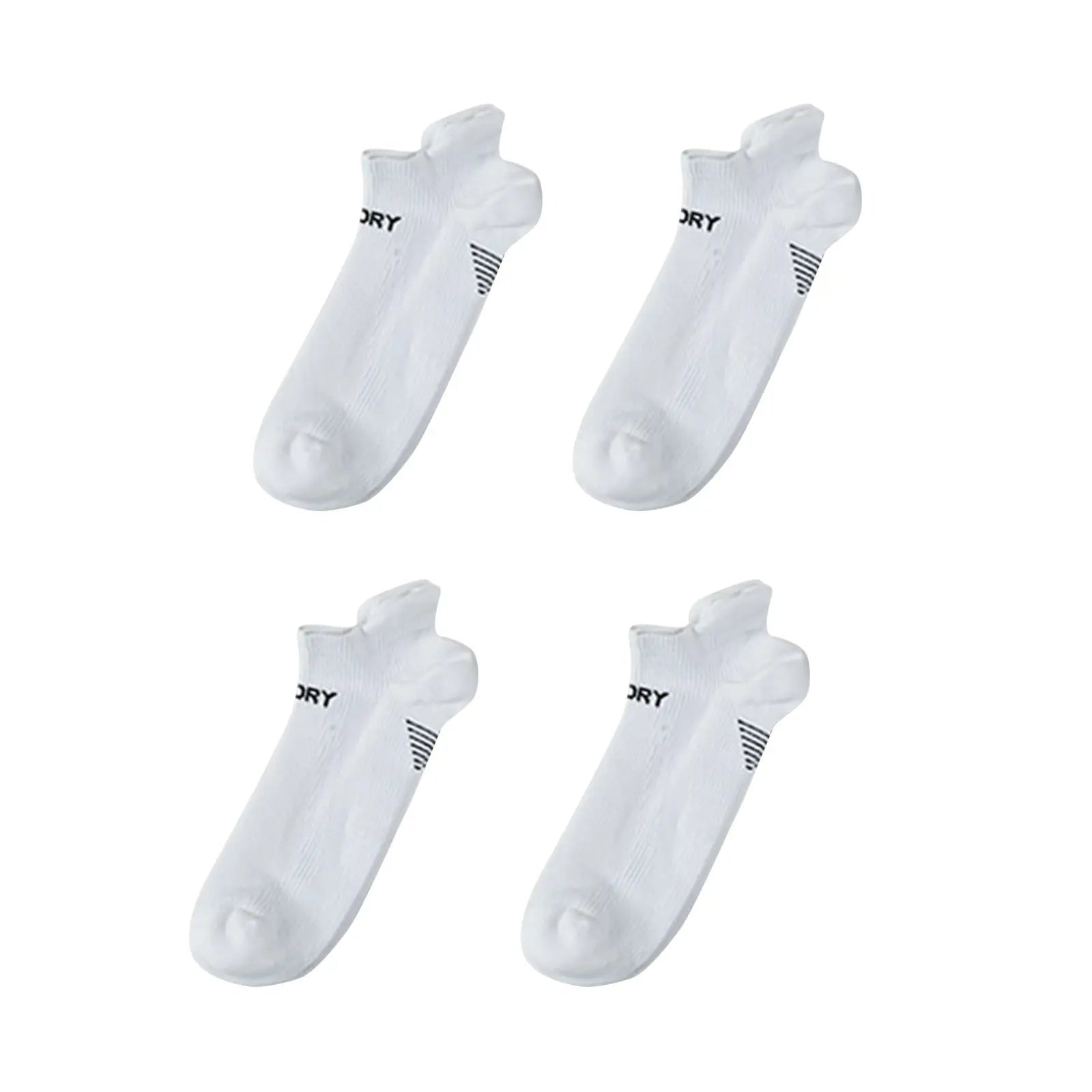 Rexy 4 Pack Small White Seamless Sport Sneakers Socks Non-Slip Heel Tab from Deals499 at Deals499