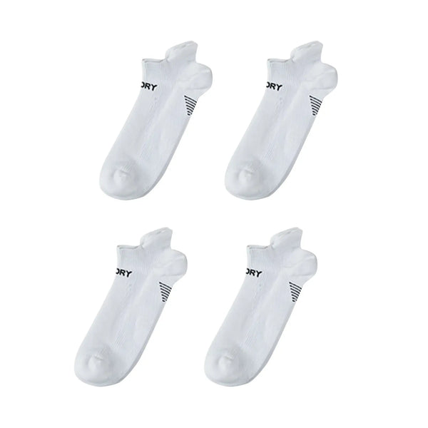 Rexy 4 Pack Small White Seamless Sport Sneakers Socks Non-Slip Heel Tab from Deals499 at Deals499