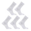 Rexy 5 Pack Large White 3D Seamless Crew Socks Slim Breathable from Deals499 at Deals499