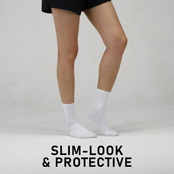 Rexy 5 Pack Medium White 3D Seamless Crew Socks Slim Breathable from Deals499 at Deals499