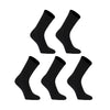 Rexy 5 Pack Small Black 3D Seamless Crew Socks Slim Breathable from Deals499 at Deals499