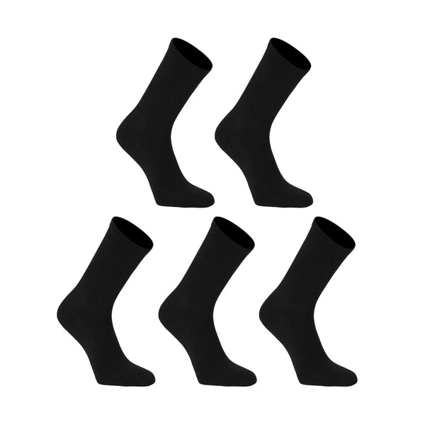 Rexy 5 Pack Small Black 3D Seamless Crew Socks Slim Breathable from Deals499 at Deals499