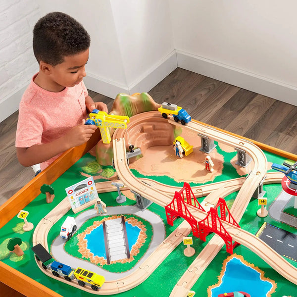 Ride Around Train Set and Table for kids Deals499