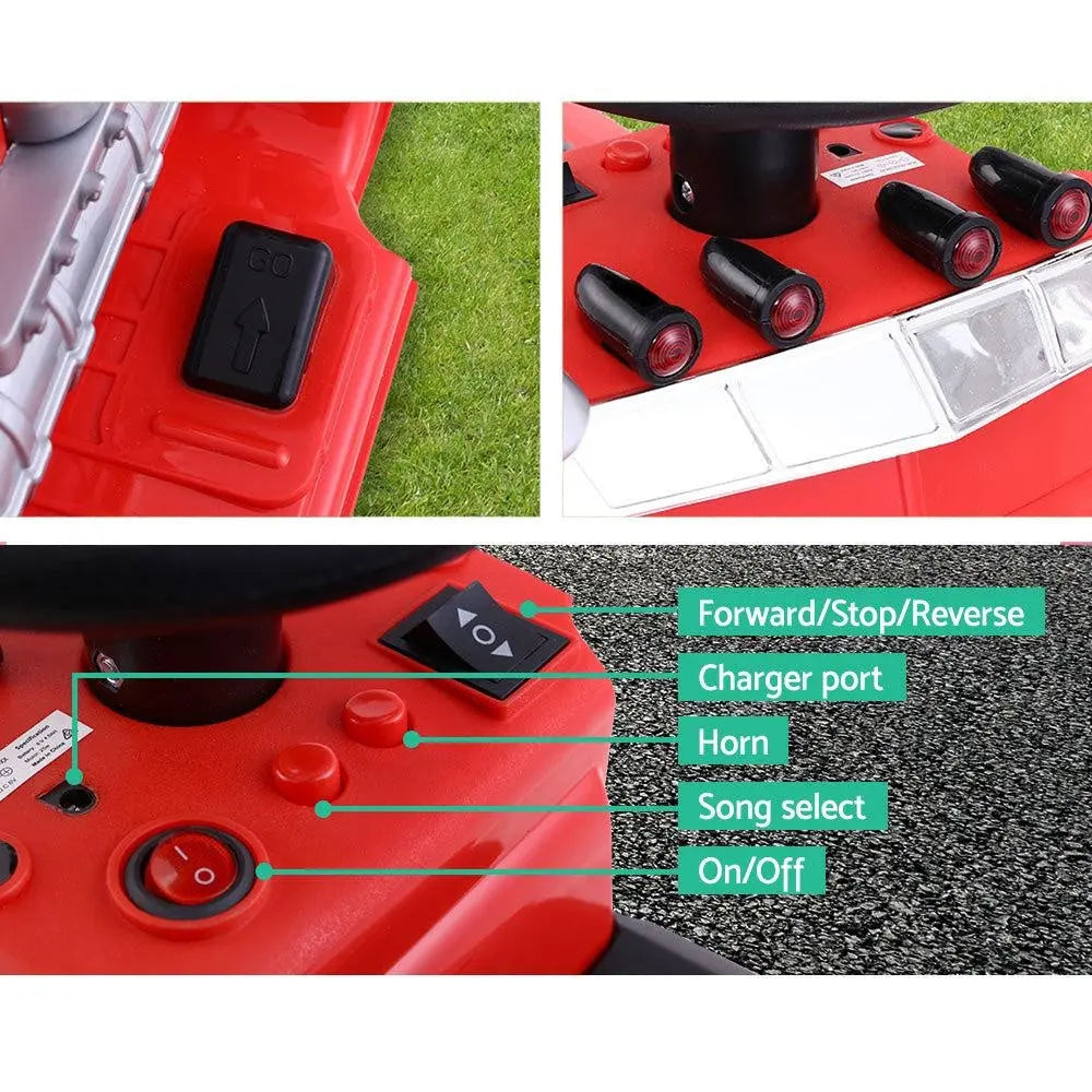 Ride On Cars Kids Electric Toys Car Battery Truck Childrens Motorbike Toy Rigo Red Deals499