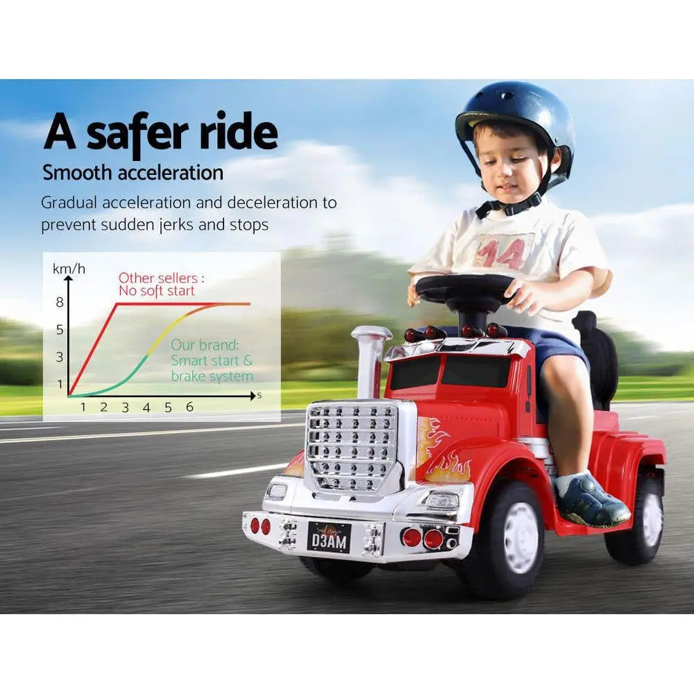 Ride On Cars Kids Electric Toys Car Battery Truck Childrens Motorbike Toy Rigo Red Deals499