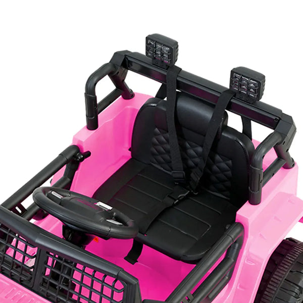 Rigo Kids Ride On Car Electric 12V Car Toys Jeep Battery Remote Control Pink Deals499