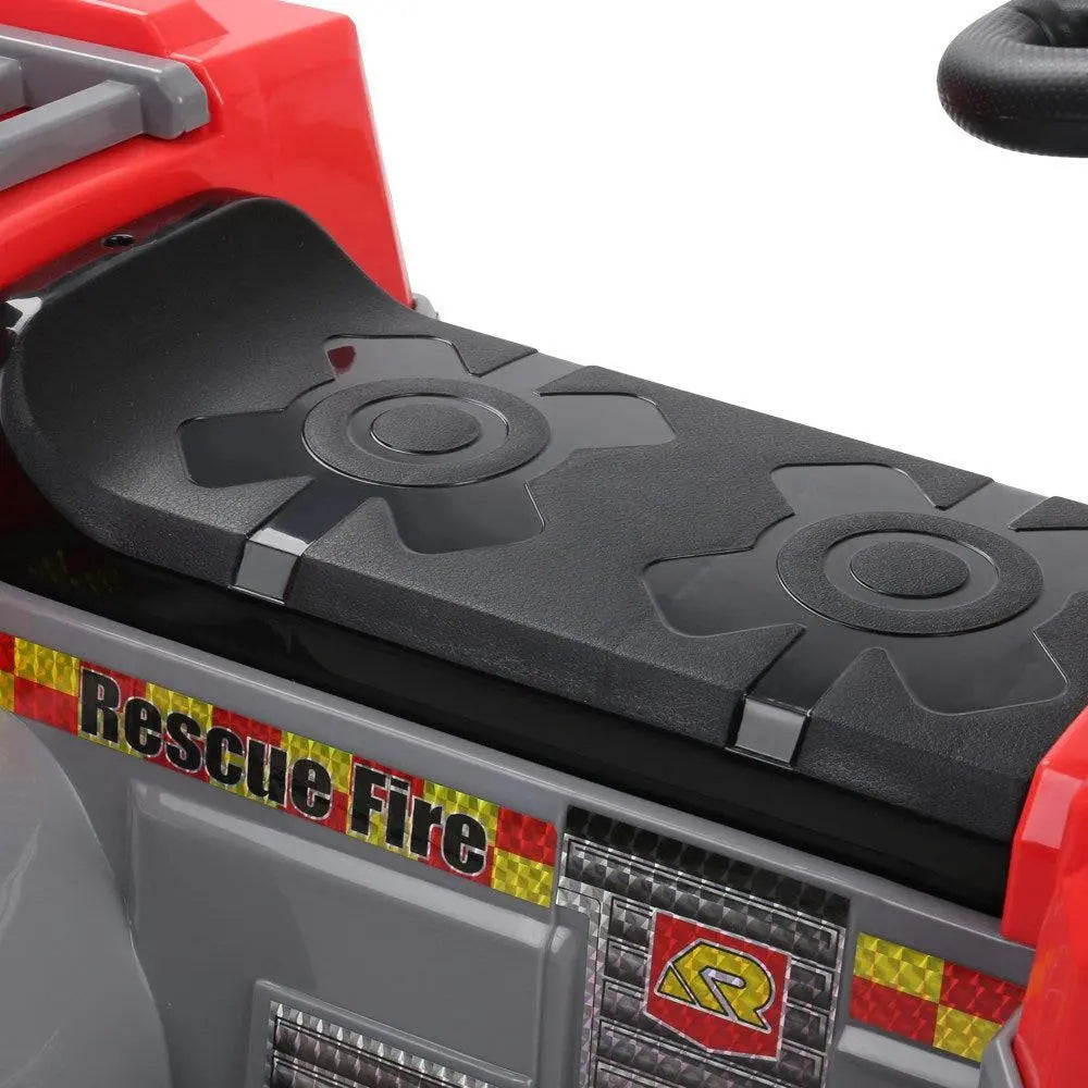 Rigo Kids Ride On Fire Truck Motorbike Motorcycle Car Red Grey Deals499