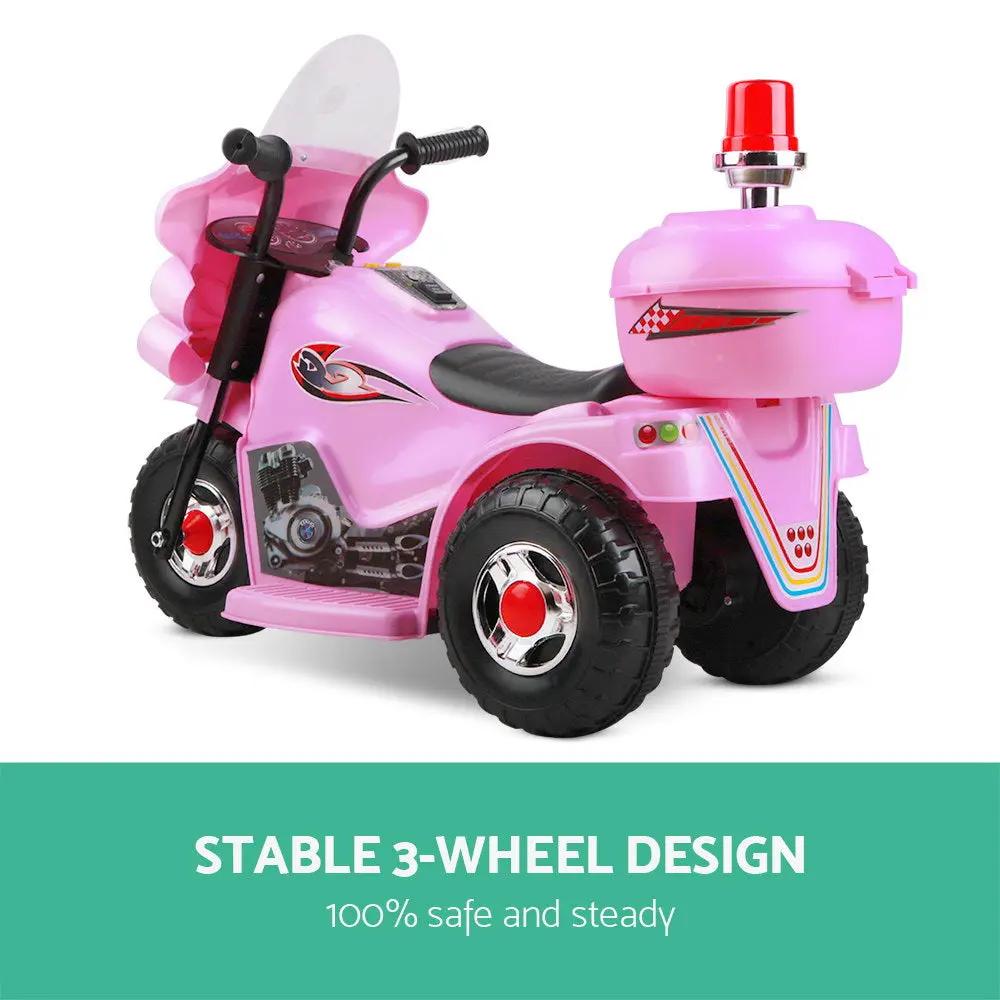 Rigo Kids Ride On Motorbike Motorcycle Car Pink Deals499