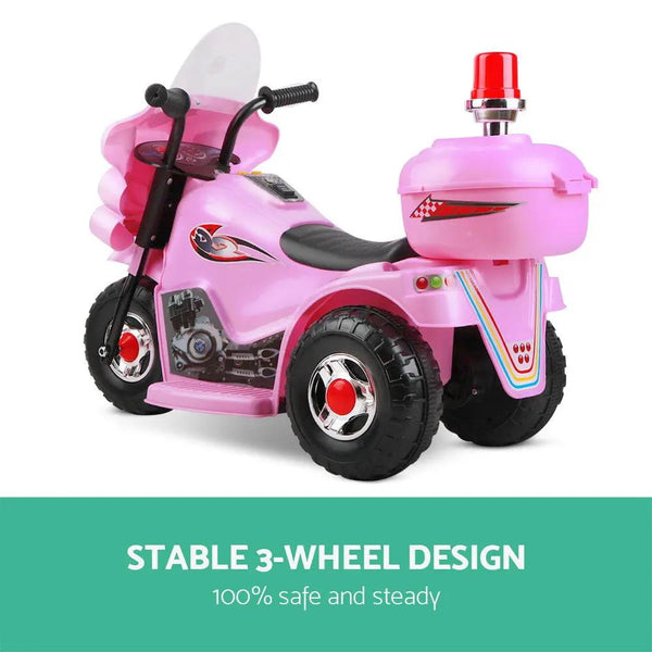 Rigo Kids Ride On Motorbike Motorcycle Car Pink Deals499