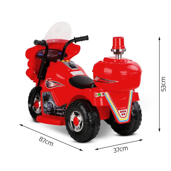 Rigo Kids Ride On Motorbike Motorcycle Car Red Deals499