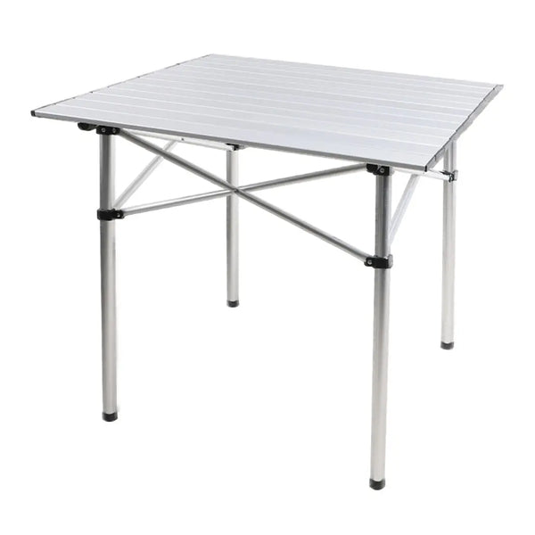 Roll Up Camping Table  Folding Portable Aluminium Outdoor BBQ Desk Picnic Tables Deals499