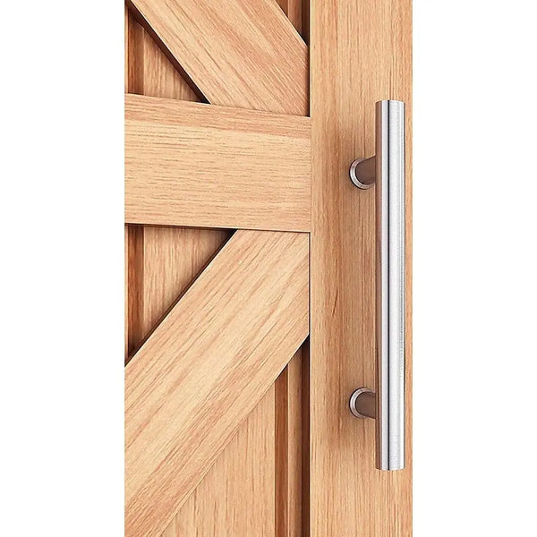 Round 300mm Push Pull Stainless Steel Door Handle Entrance Entry Shower Glass Deals499