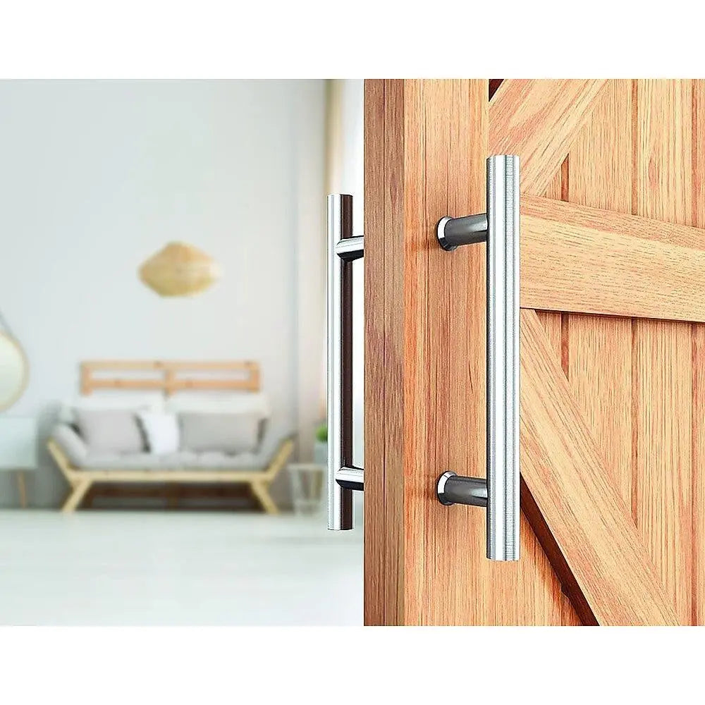 Round 300mm Push Pull Stainless Steel Door Handle Entrance Entry Shower Glass Deals499