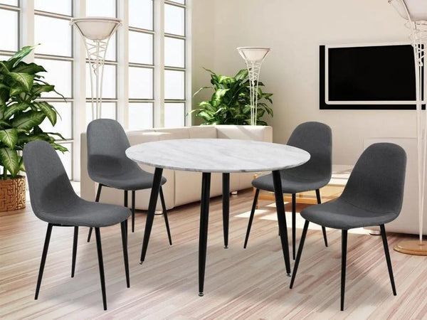 Round MDF Marbling Dining Table Deals499