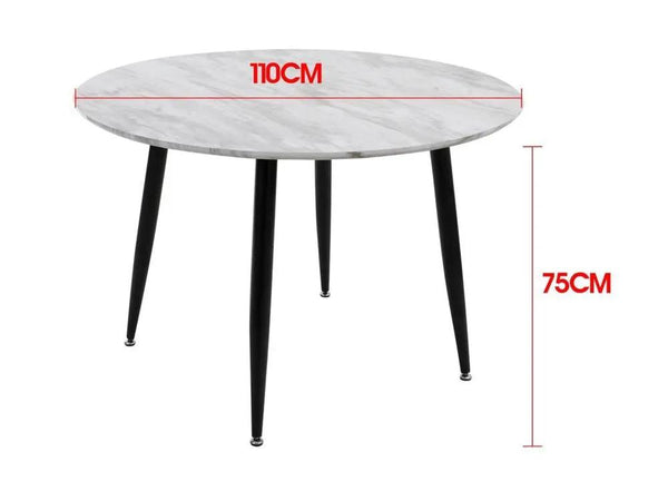 Round MDF Marbling Dining Table Deals499