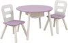 Round Table and 2 Chair Set for children (Lavender) Deals499