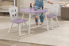 Round Table and 2 Chair Set for children (Lavender) Deals499