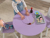 Round Table and 2 Chair Set for children (Lavender) Deals499
