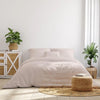 Royal Comfort 1000 Thread Count Bamboo Cotton Sheet and Quilt Cover Complete Set Queen Blush Deals499