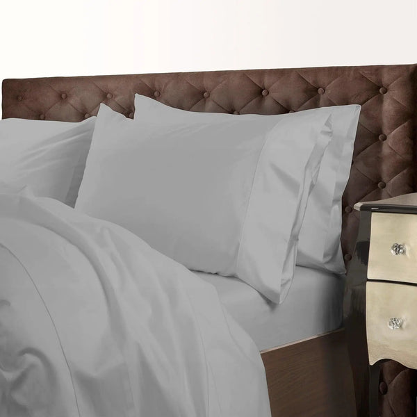 Royal Comfort 1000 Thread Count Cotton Blend Quilt Cover Set Premium Hotel Grade Queen Silver Deals499