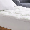 Royal Comfort 1000GSM Luxury Bamboo Covered Mattress Topper Ball Fibre Gusset - King - White from Deals499 at Deals499