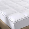 Royal Comfort 1000GSM Luxury Bamboo Fabric Gusset Mattress Pad Topper Cover Queen White Deals499