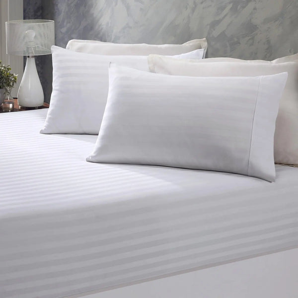 Royal Comfort 1200 Thread Count Damask Cotton Blend 3 Piece Combo Sheet Set White Double Deals499