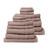 Royal Comfort 16 Piece Egyptian Cotton Eden Towel Set 600GSM Luxurious Absorbent Champagne Deals499