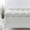 Royal Comfort 1800GSM Duck Feather Down Topper And 1000GSM 2 Pillows Set White King Deals499