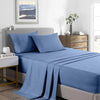 Royal Comfort 2000 Thread Count Bamboo Cooling Sheet Set Ultra Soft Bedding Denim Queen Deals499